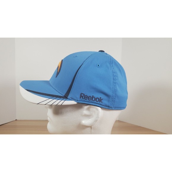 San Diego LA Chargers Reebok On Field S/M Fitted Hat Powder Blue Bolt - Picture 2 of 9